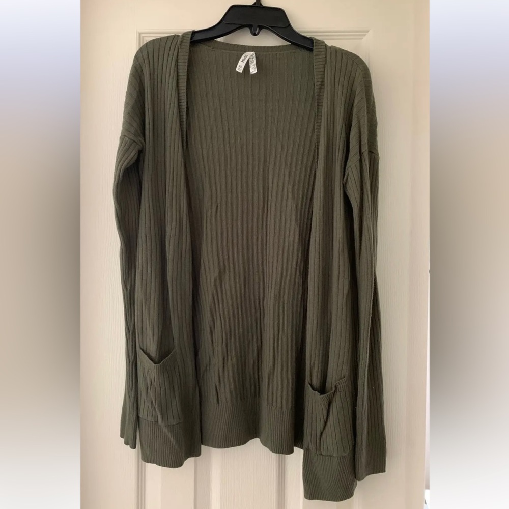 Juniors green cardigan size XS